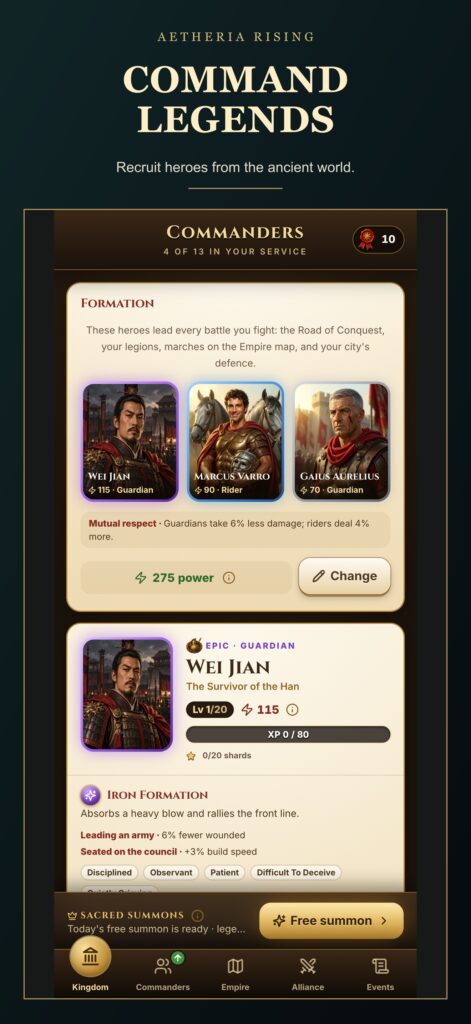 Aetheria Rising heroes — development preview
